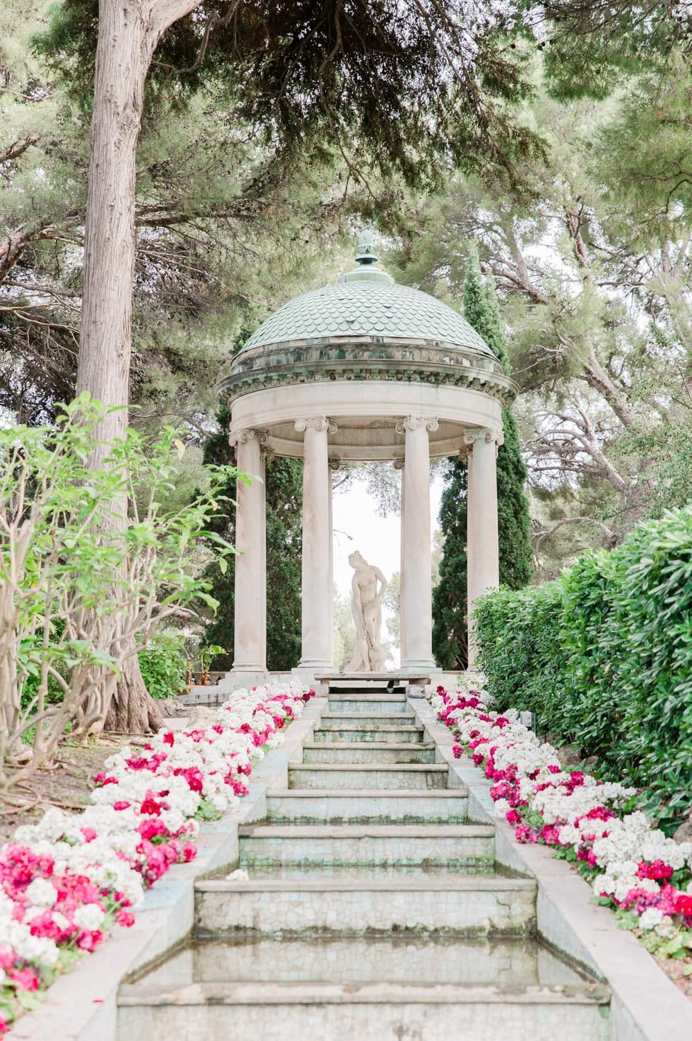 Beautiful garden of Villa Ephrussi