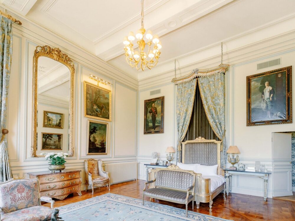 bedroom in Chateau du Grand Lucé