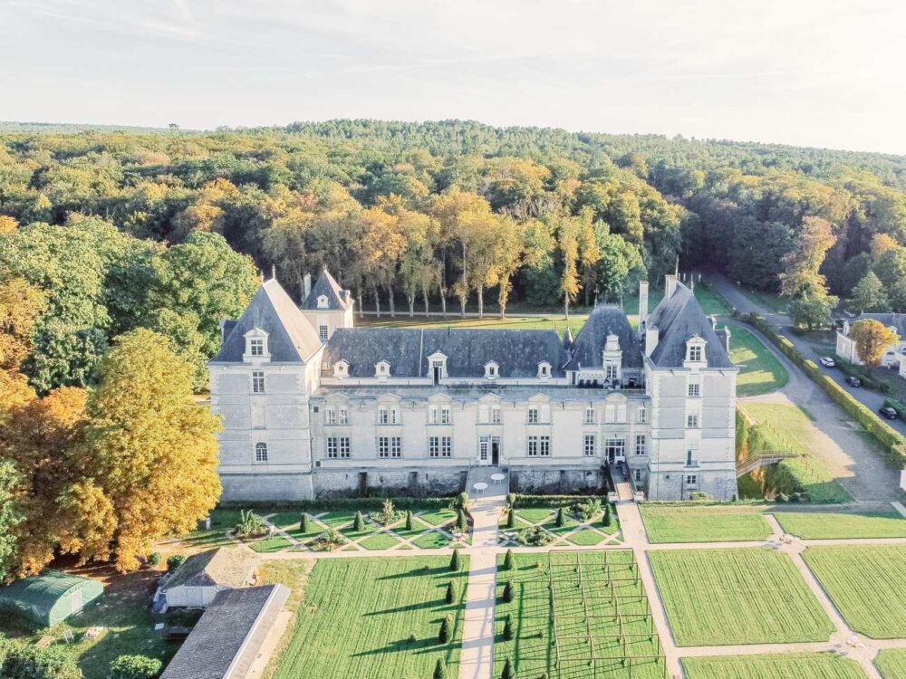 Chateau de Jalesnes view from above