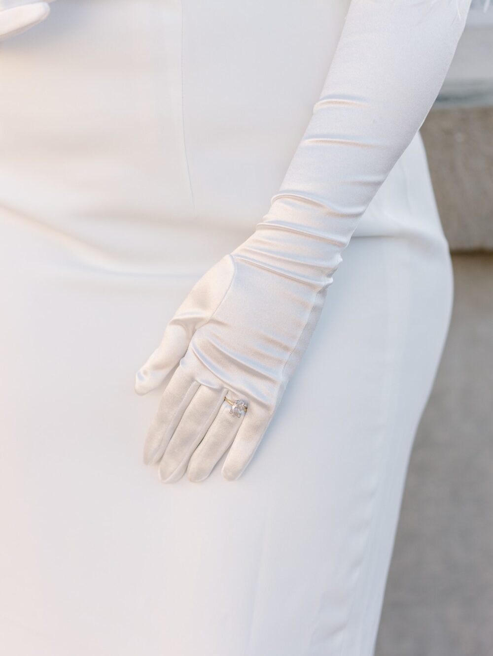 detail on the gloves