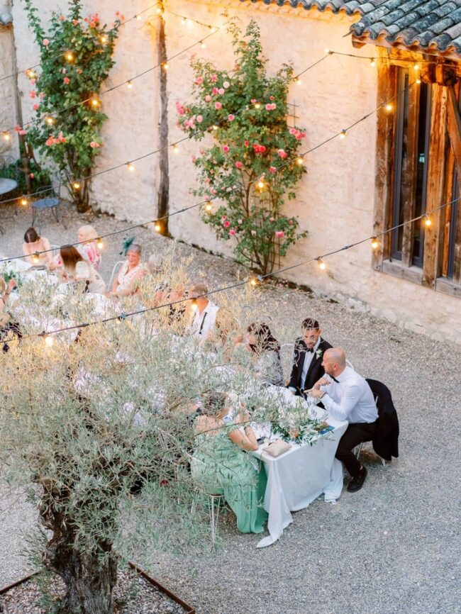 Diner de mariage / wedding dinner in Dordogne