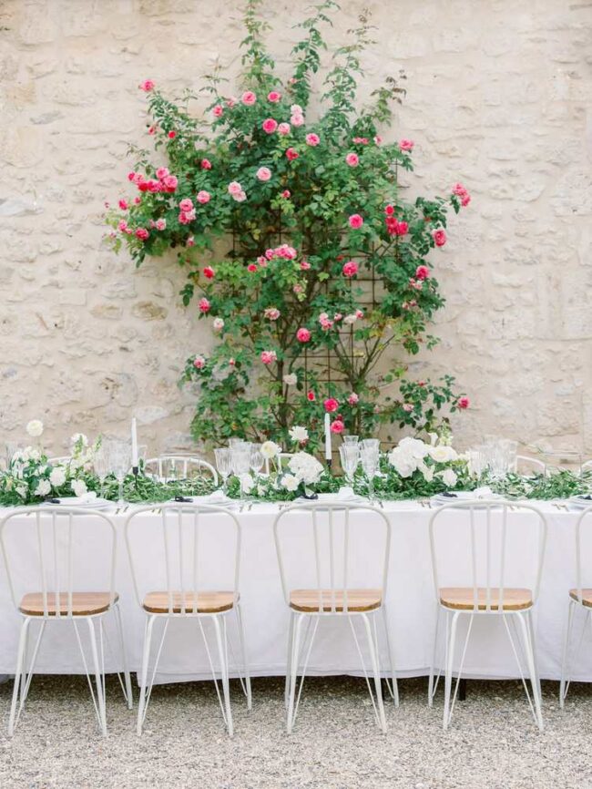 Table de mariage dans un domaine en Dordogne / Dordogne wedding table