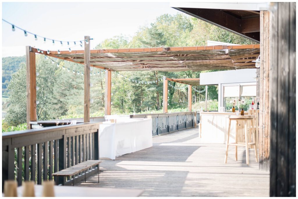 terrasse à fleur d'eau