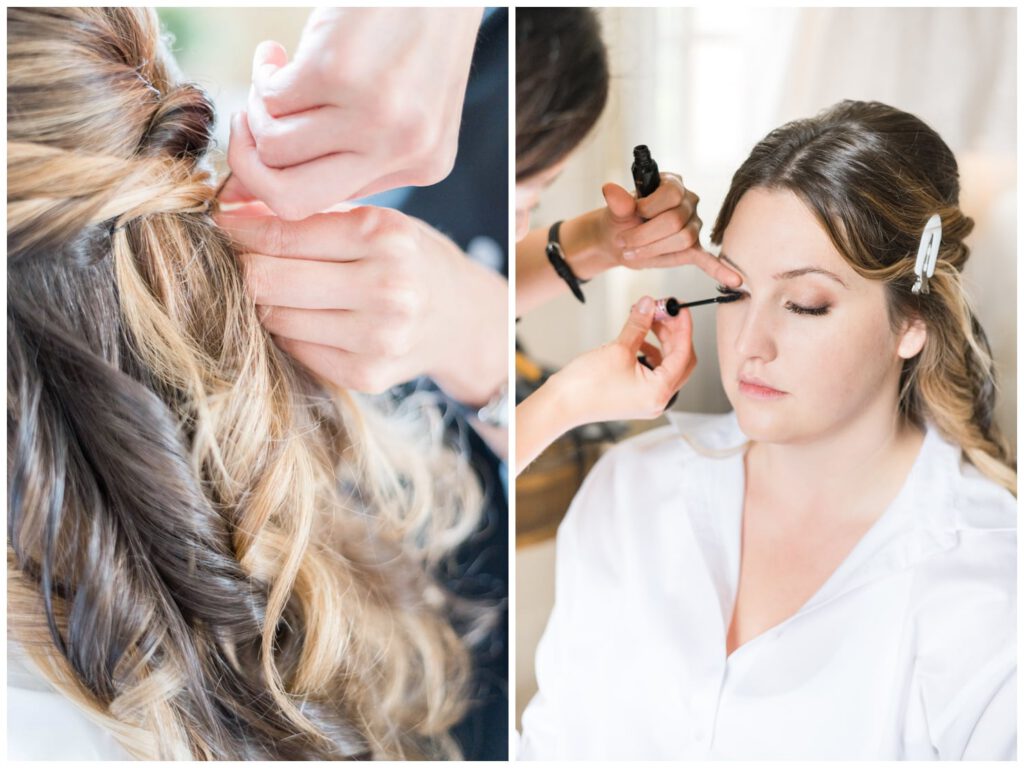 maquillage de la mariée