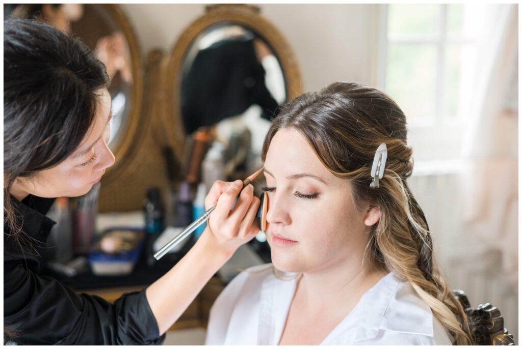 maquillage de la mariée