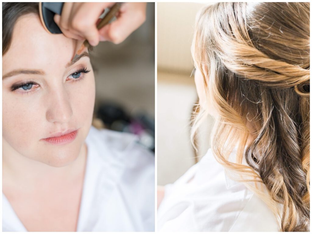 maquillage de la mariée
