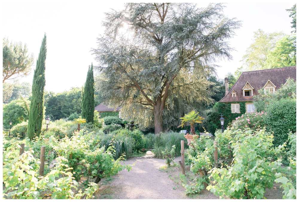jardins du Domaine de mariage du poudrier à Limoges