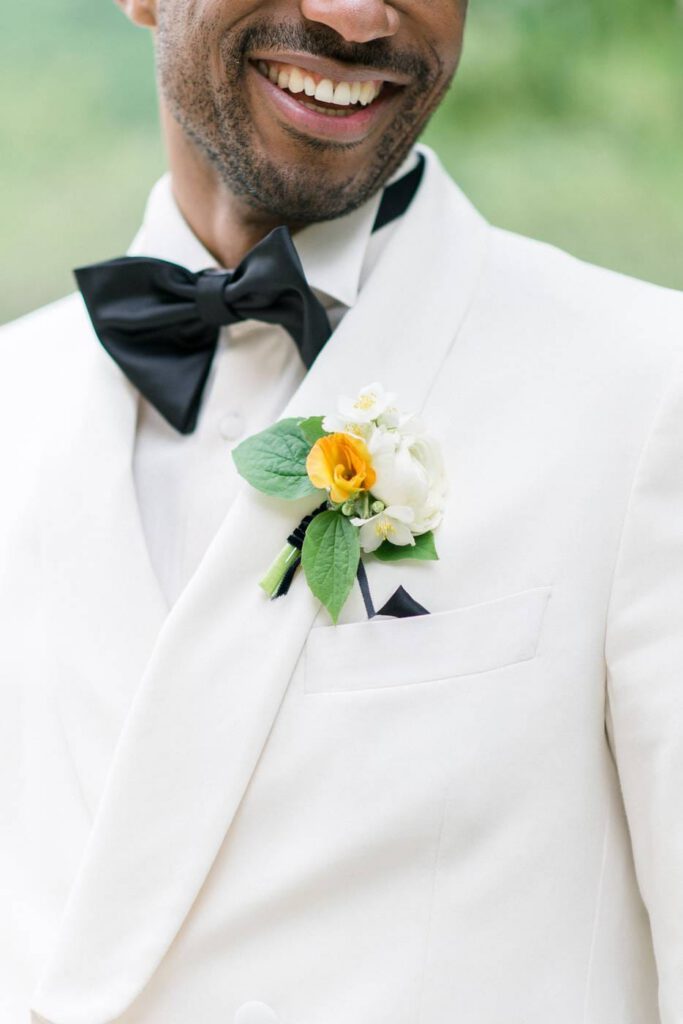 boutonniere du marié