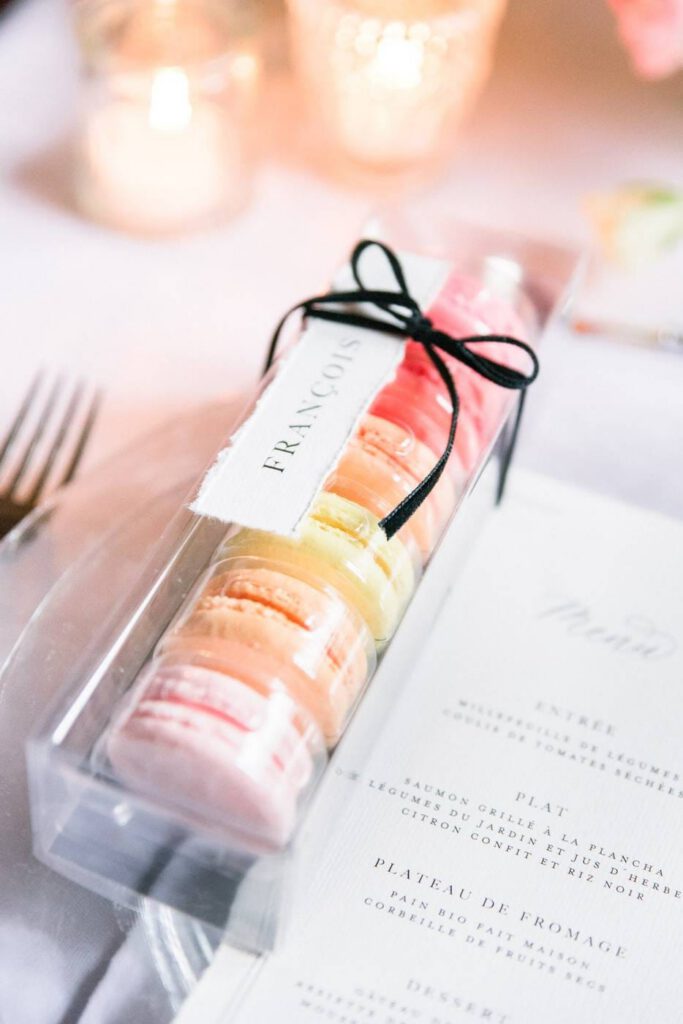 macarons multicolores