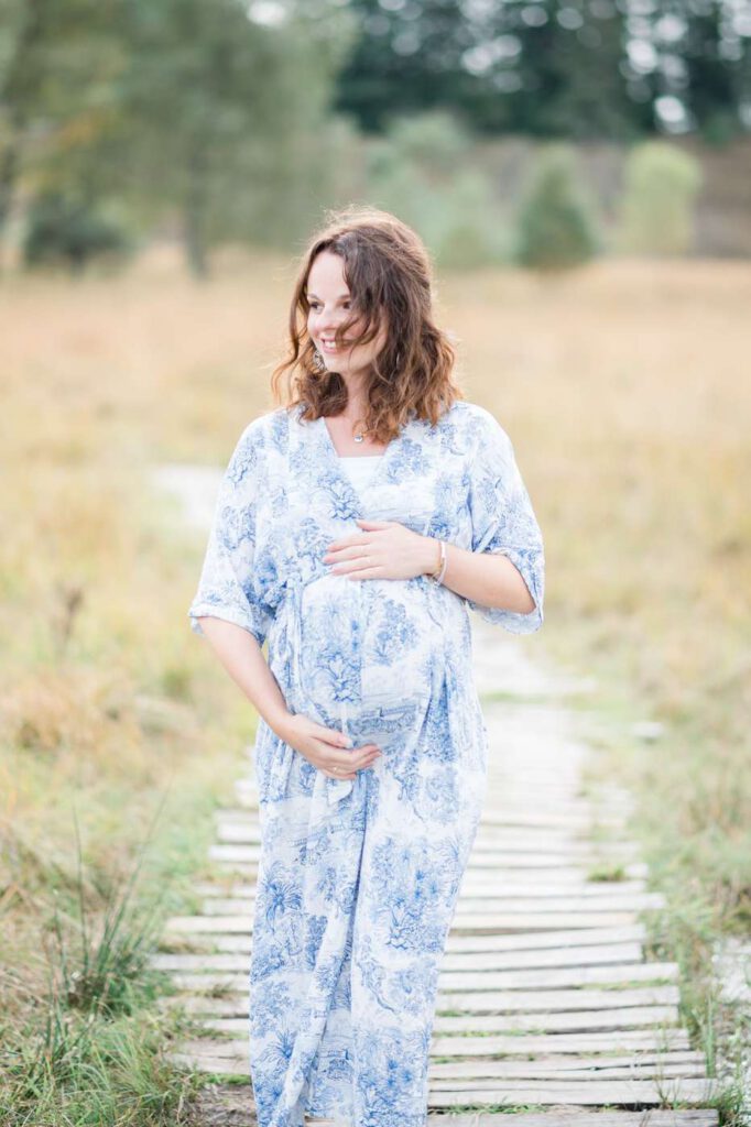 femme enceinte à la tourbière de longeyroux