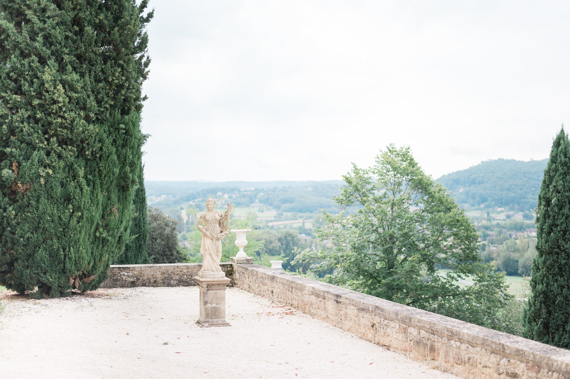 terrasse du château de rouffillac