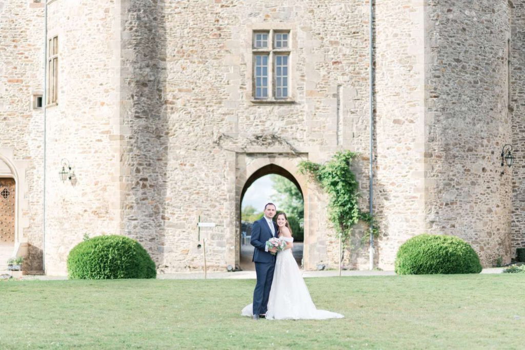 Photos de mariage au château de Pompadour