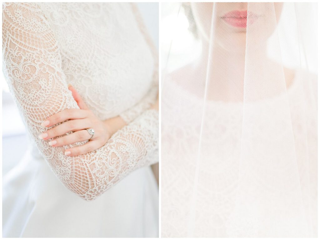 détails de la mariée