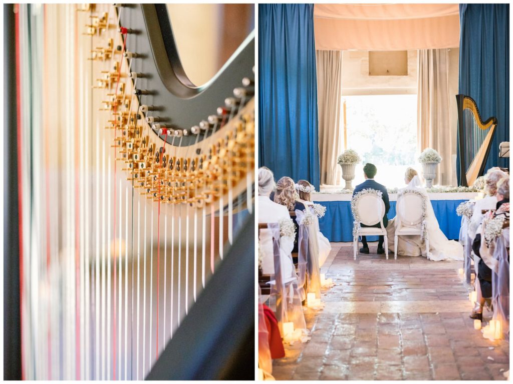 cérémonie de mariage au Château de la Roche Courbon