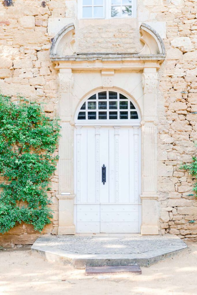 Porte blanche