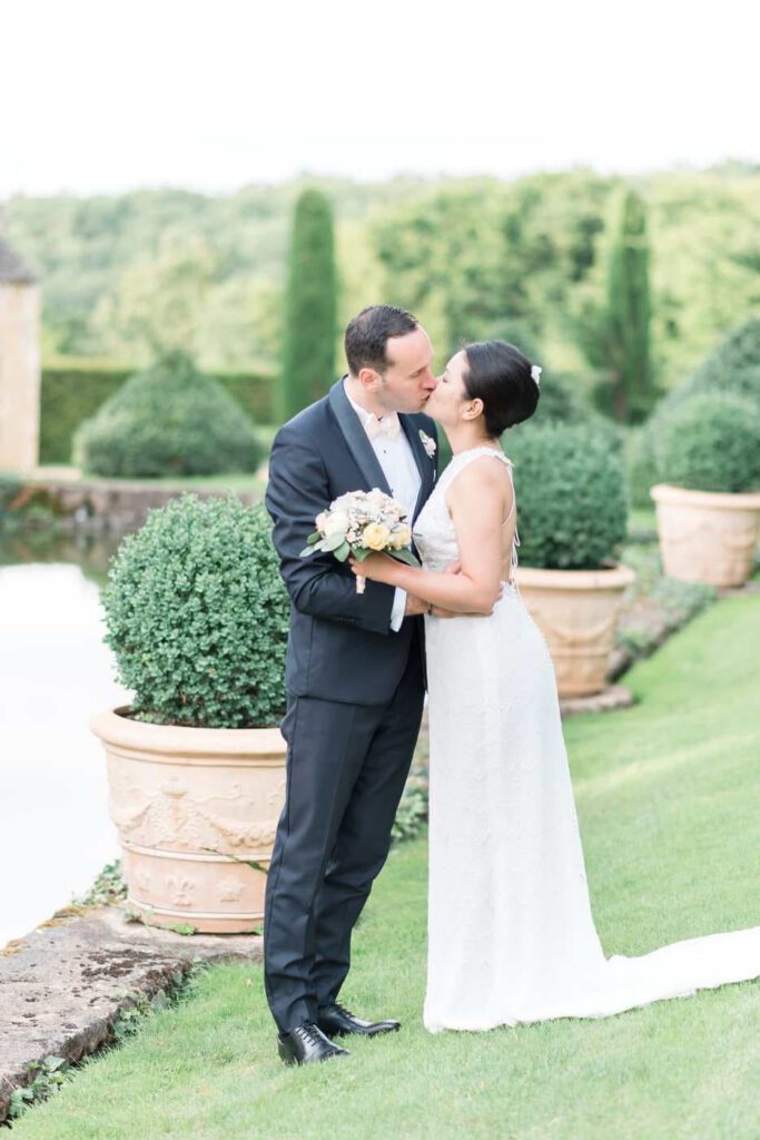 Mariage au xJardins du manoir d'Eyrignac