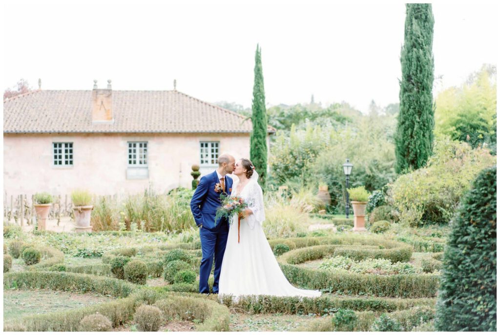 photos des mariés au Domaine du Poudrier