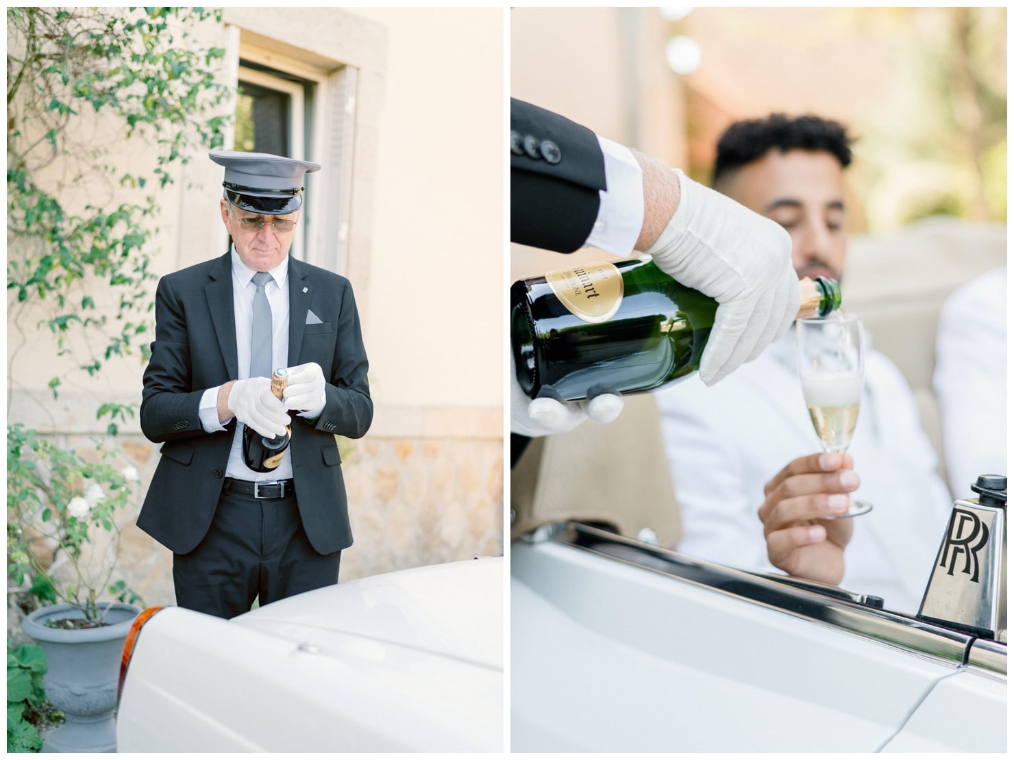 mariage en rolls royce