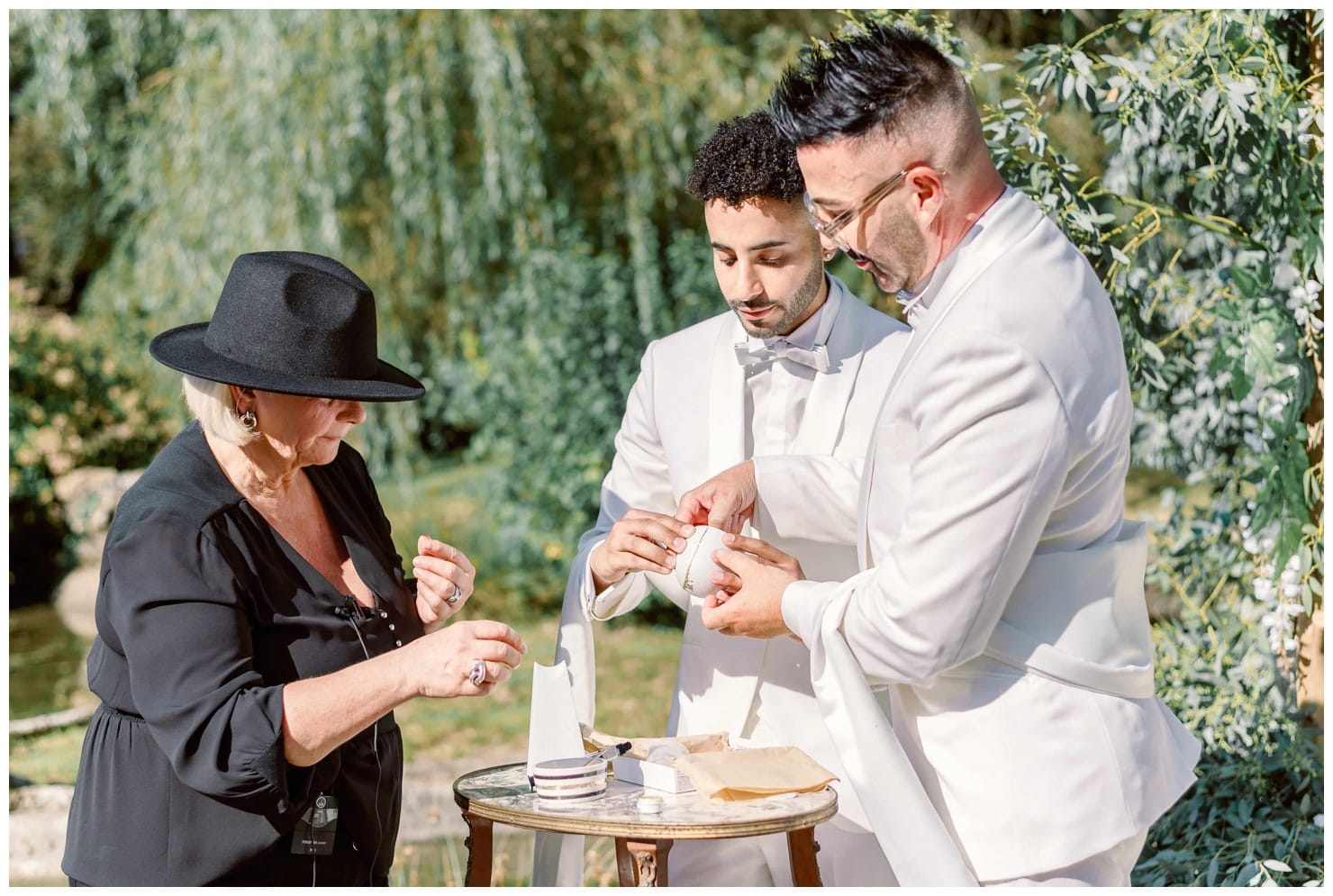 Cérémonie de mariage dans un château près de Limoges