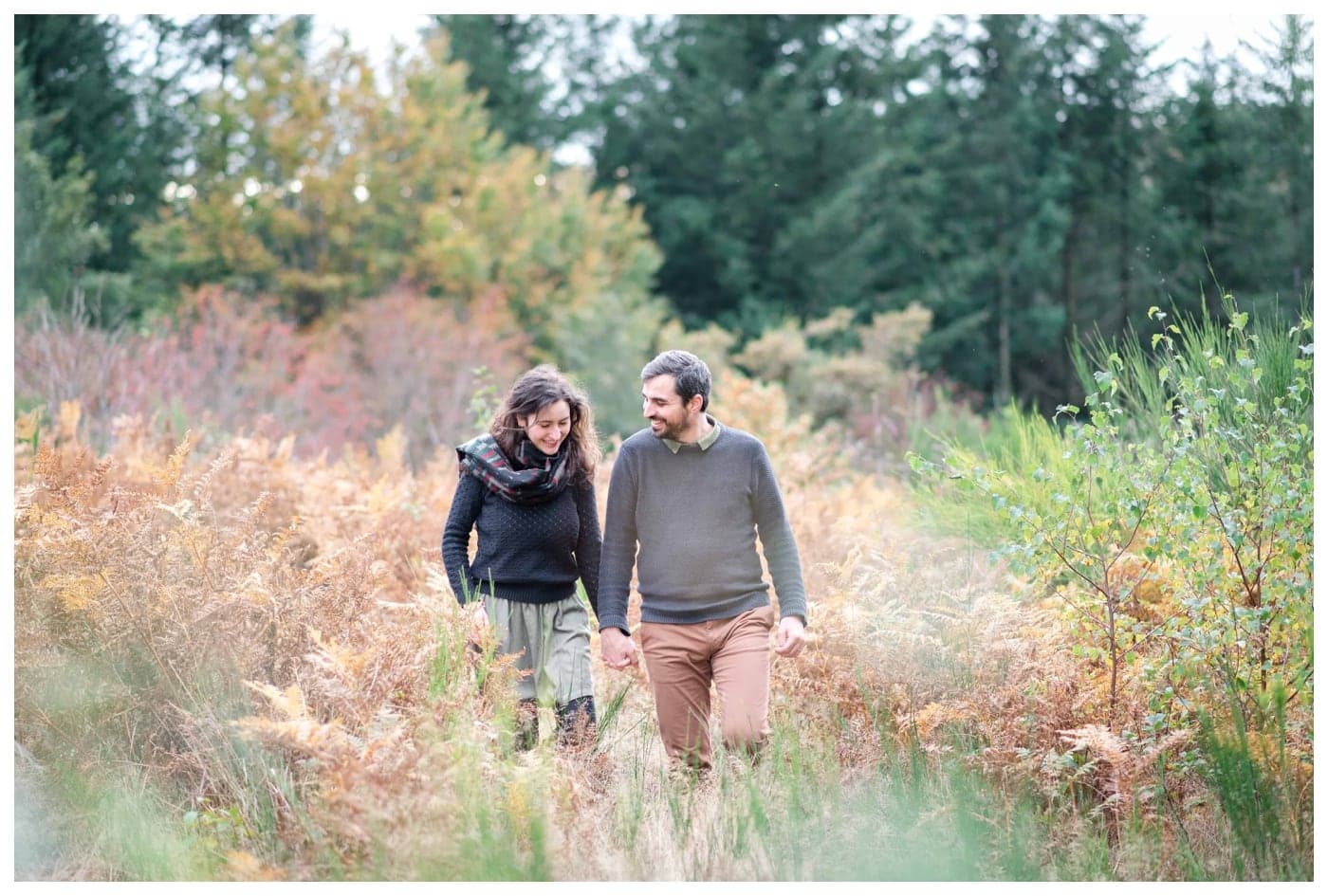 Photo de couple dans la nature corrézienne