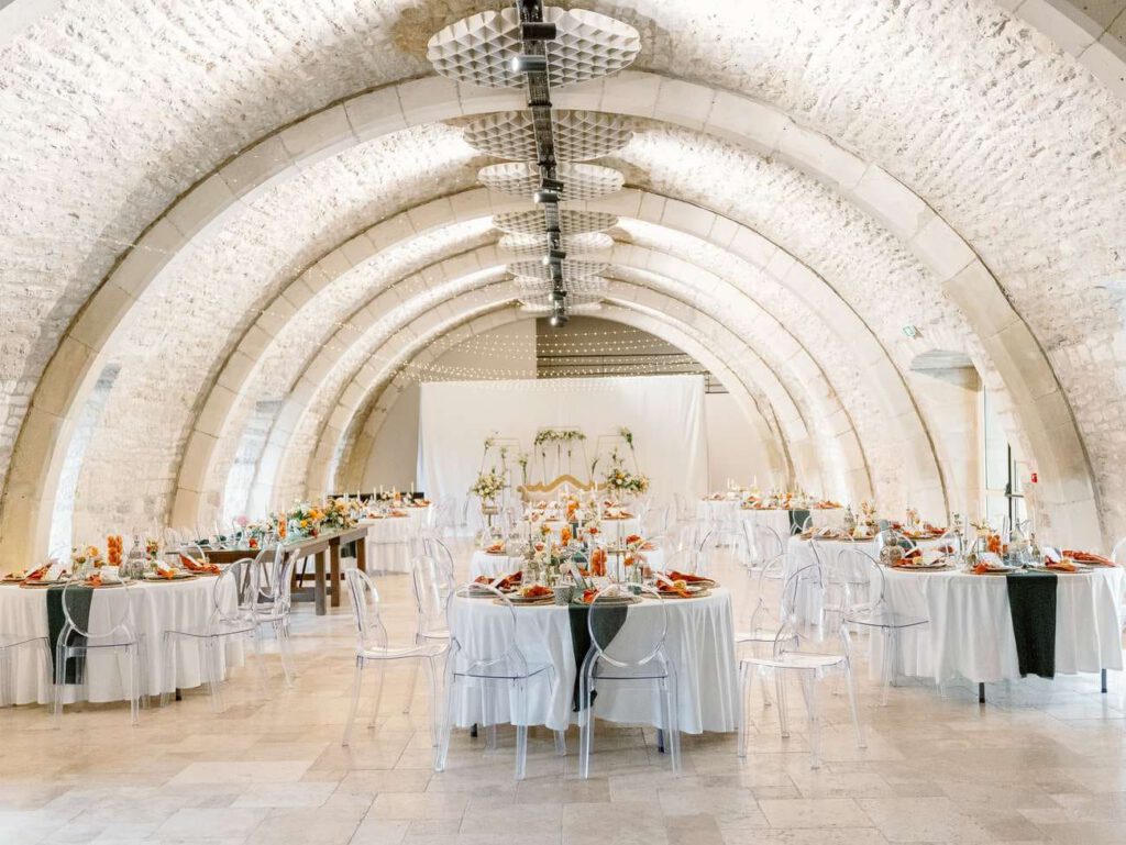 Salle voutée du Domaine de la Fage