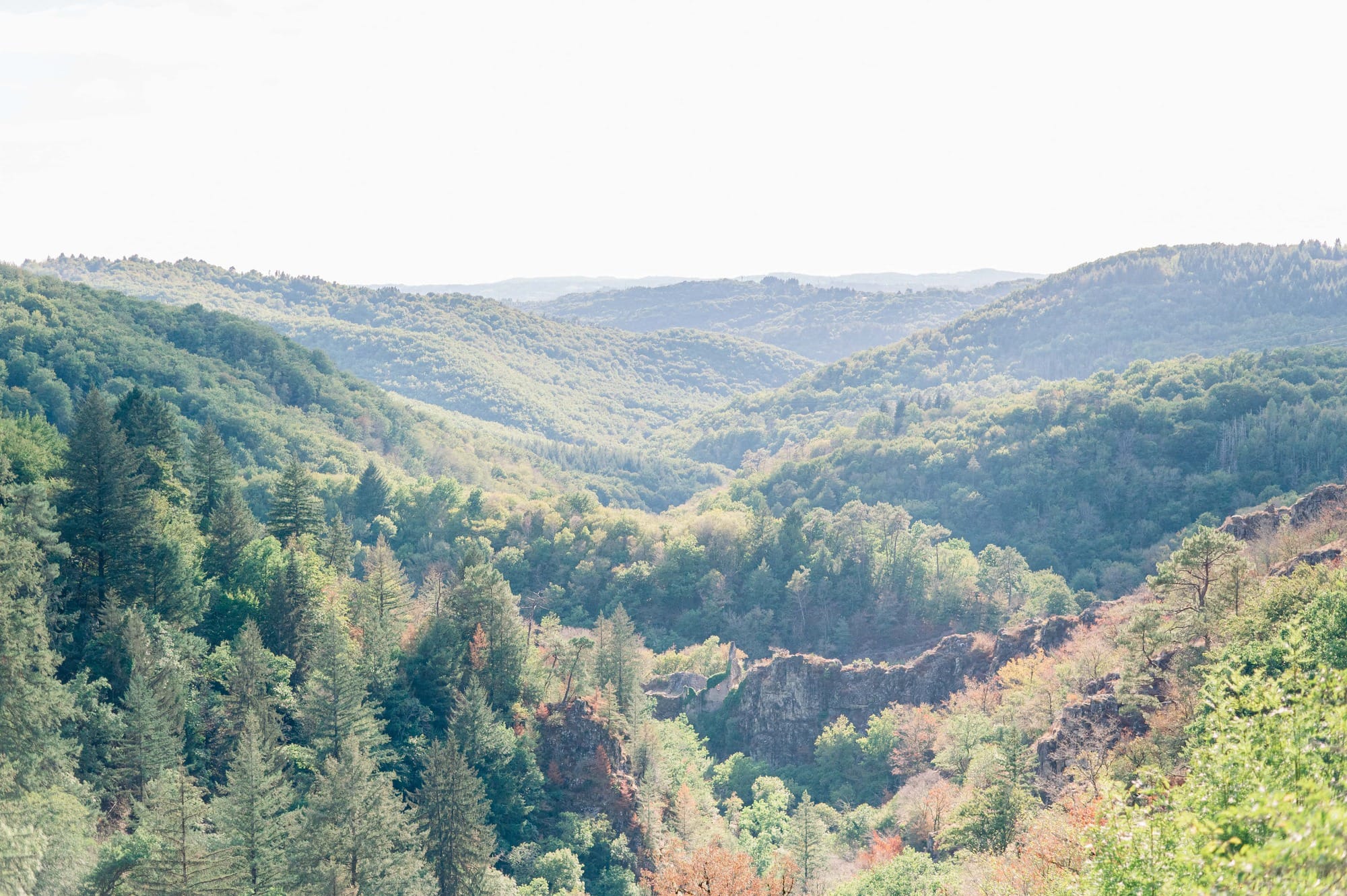 Vue de Gimel les Cascades