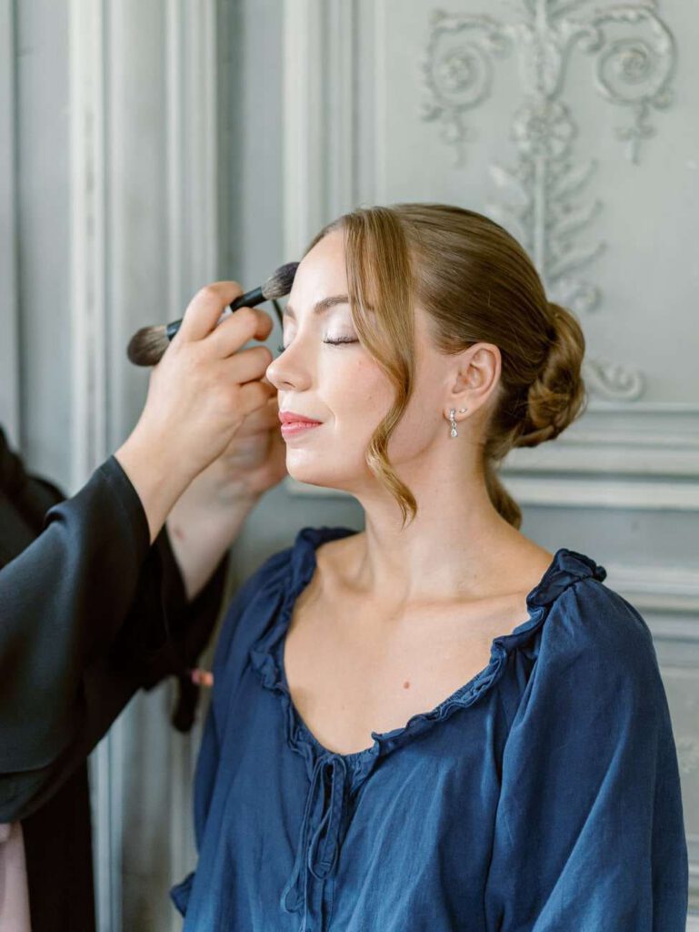 makeup of the bride