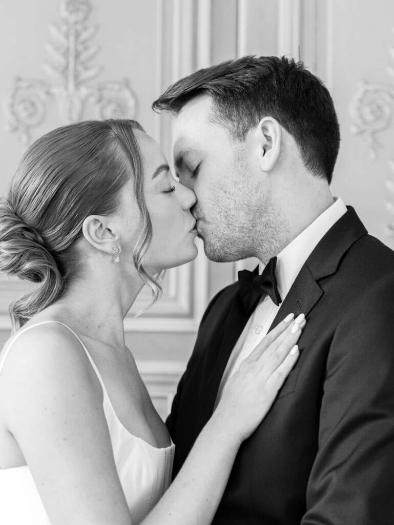Bride and groom portrait
