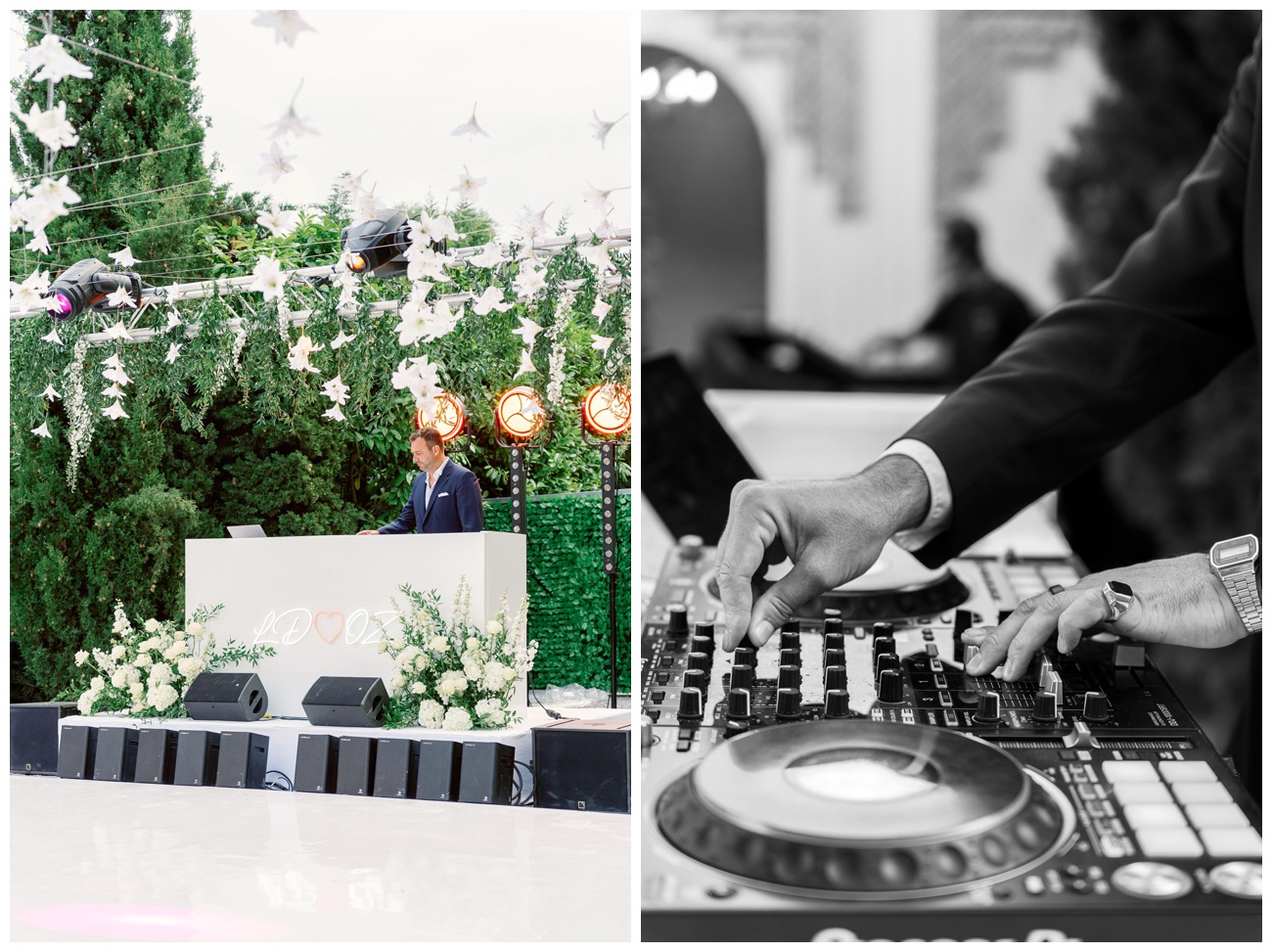 DJ Thomas Dusseune at Bastide du Roy