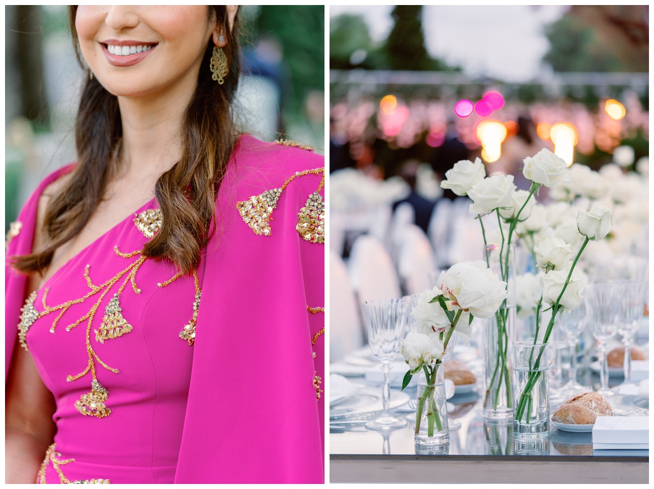 wedding dinner at Bastide du Roy