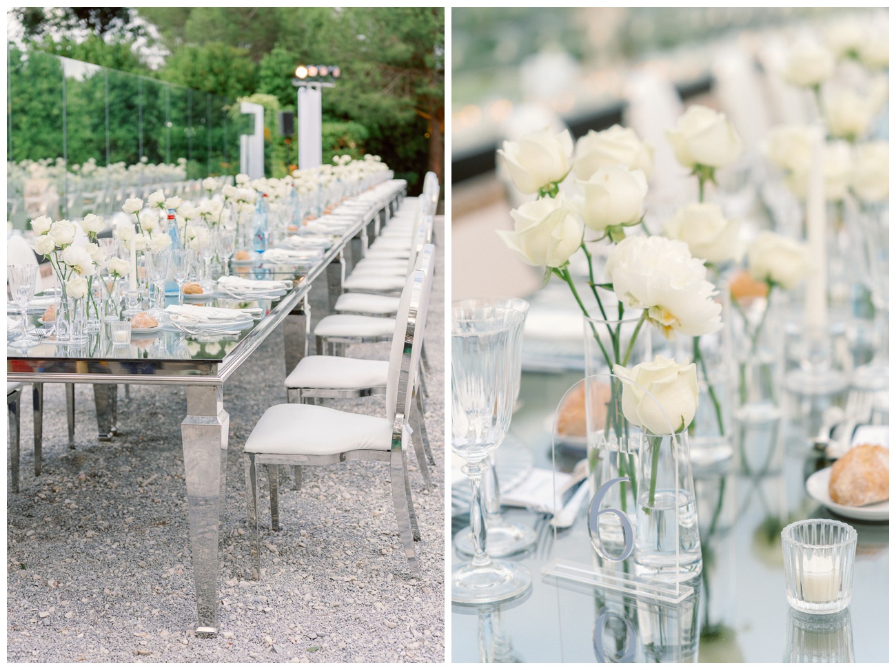 Bastide du Roy wedding dinner