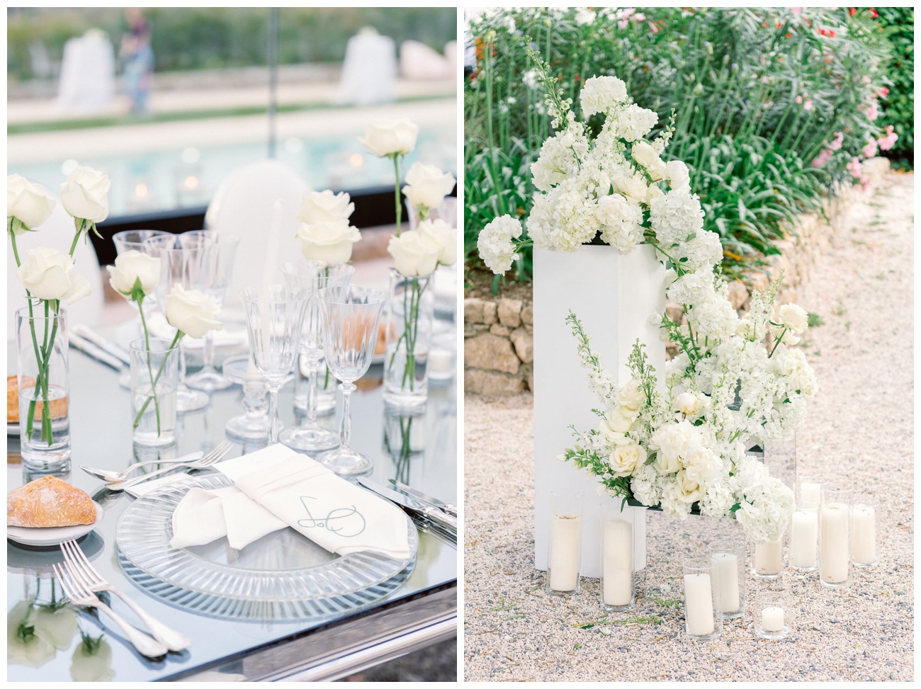 Bastide du Roy wedding dinner