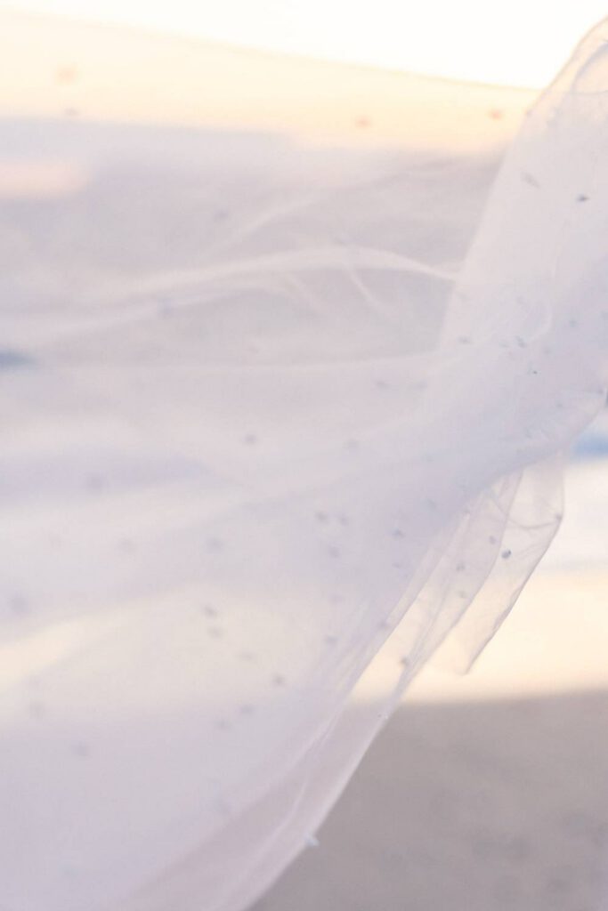 veil at the beach