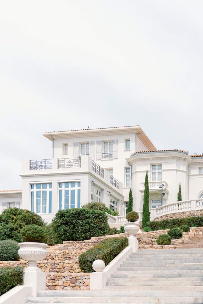 Castel Bay wedding venue in France