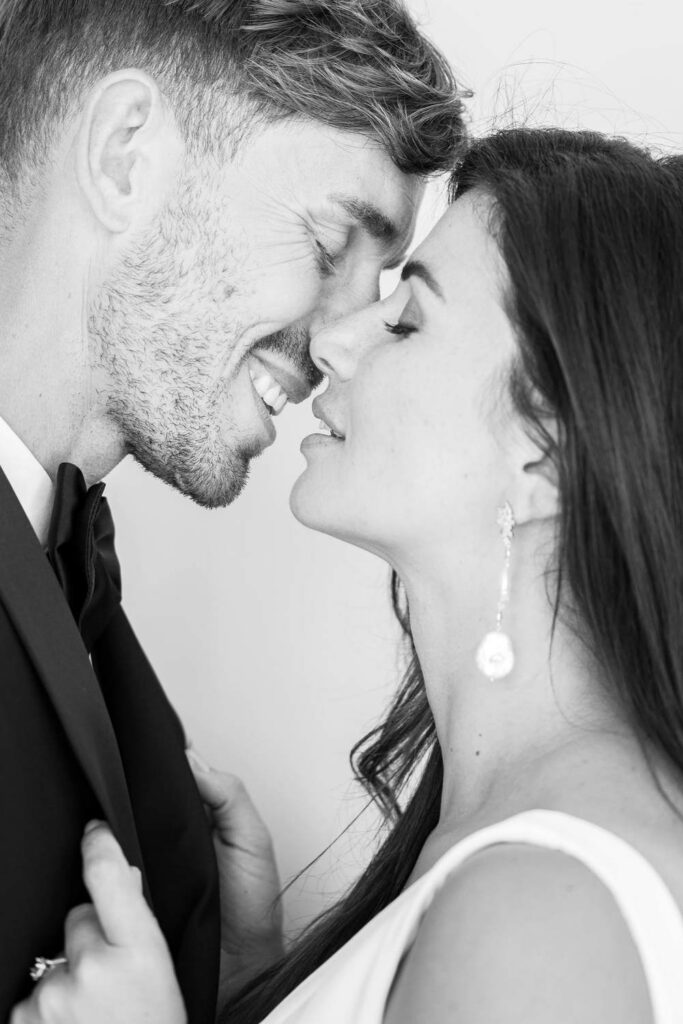 Bride and groom portrait