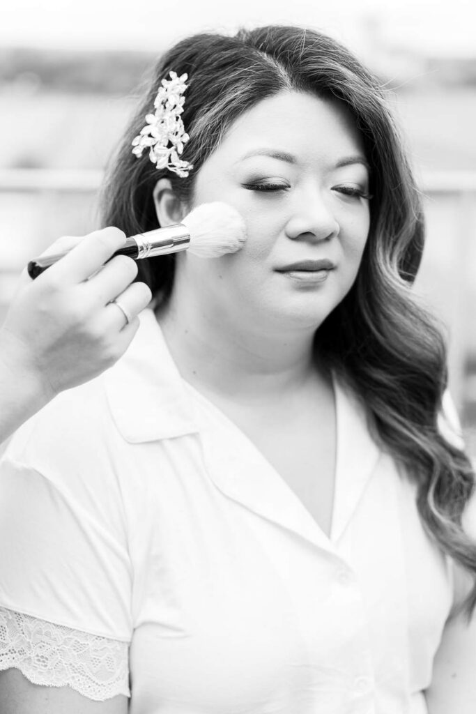 maquillage de la mariée