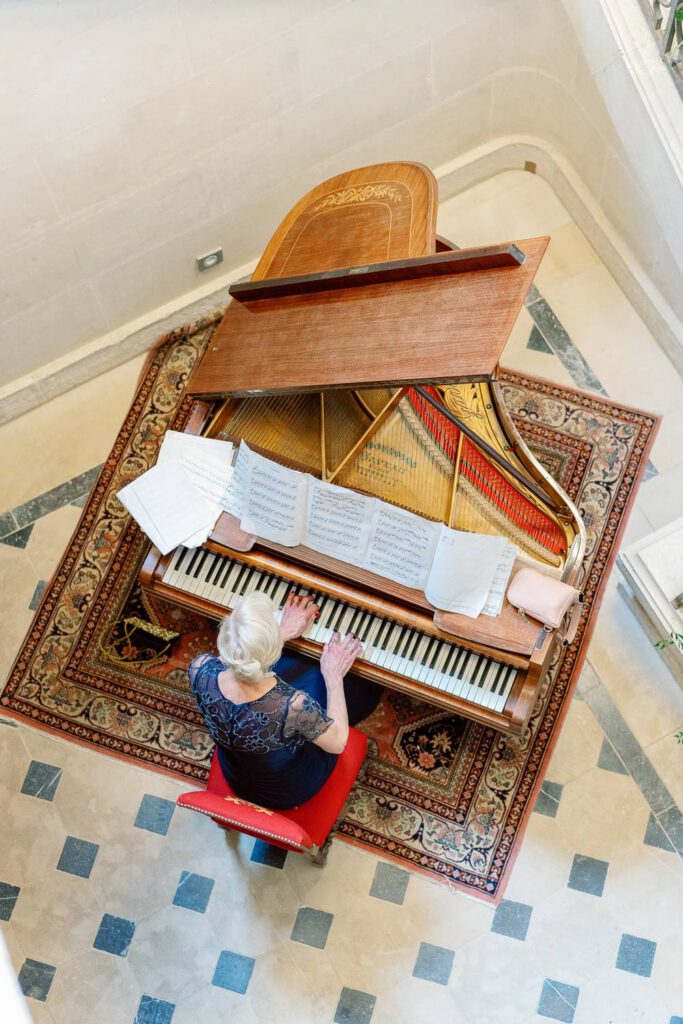 piano vu de haut
