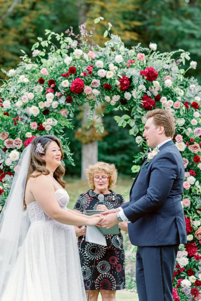 cérémonie de mariage au Château de Jalesnes
