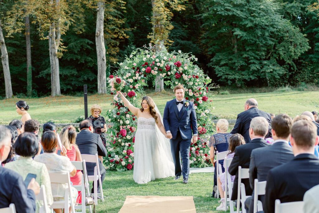 cérémonie de mariage au Château de Jalesnes