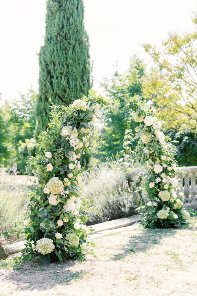 Arche mariage au château la durantie - wedding arch