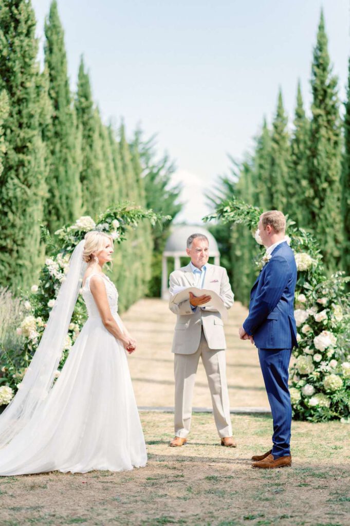 Cérémonie de mariage - wedding ceremony - Château la Durantie
