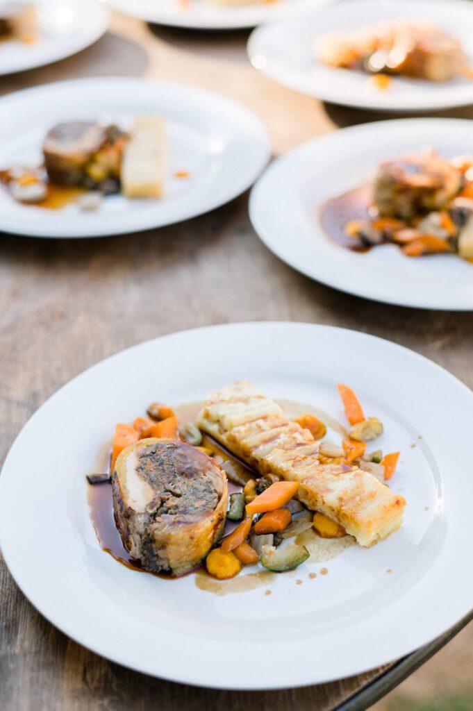 plat - wedding meal
