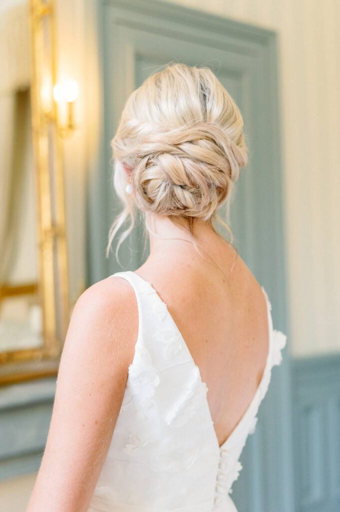 chignon de la mariée - bride updo