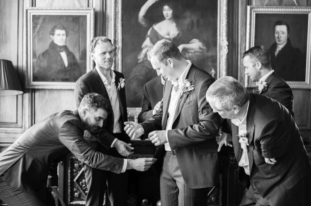marié et ses témoins - groom and his groomsmen