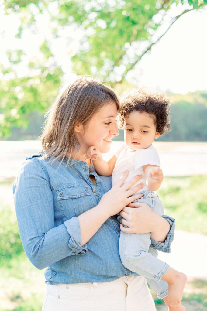 Portrait d'une mère et sa fille