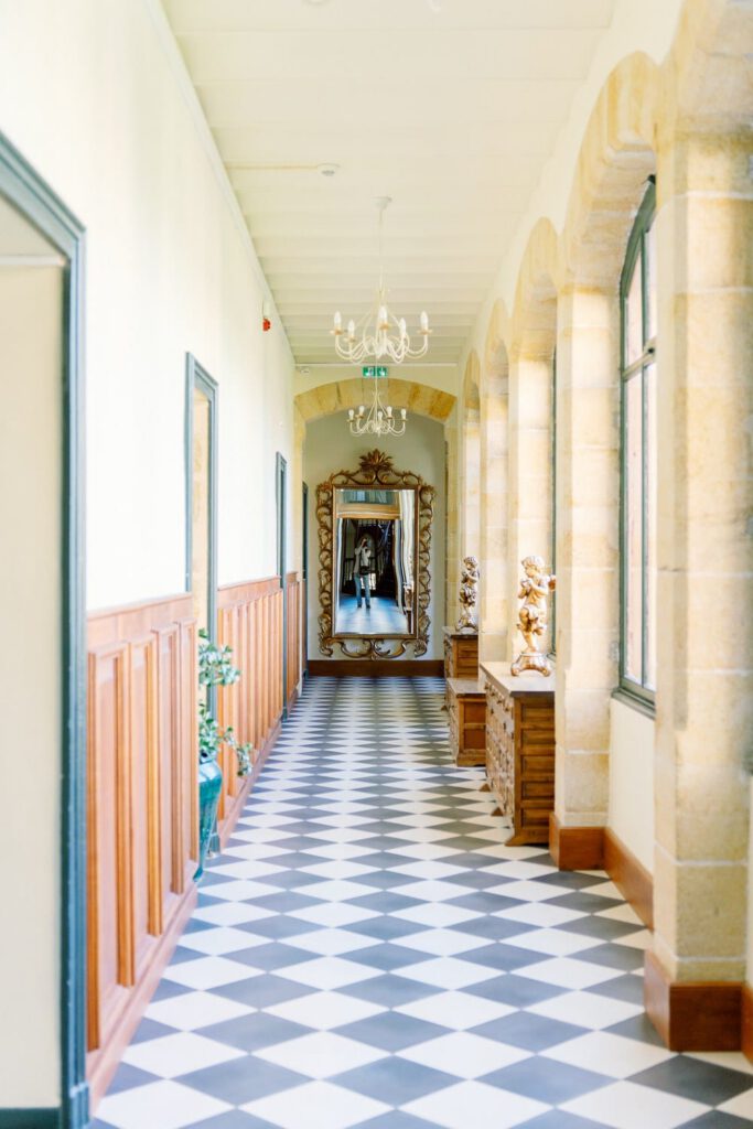 corridor in Château de Béguin