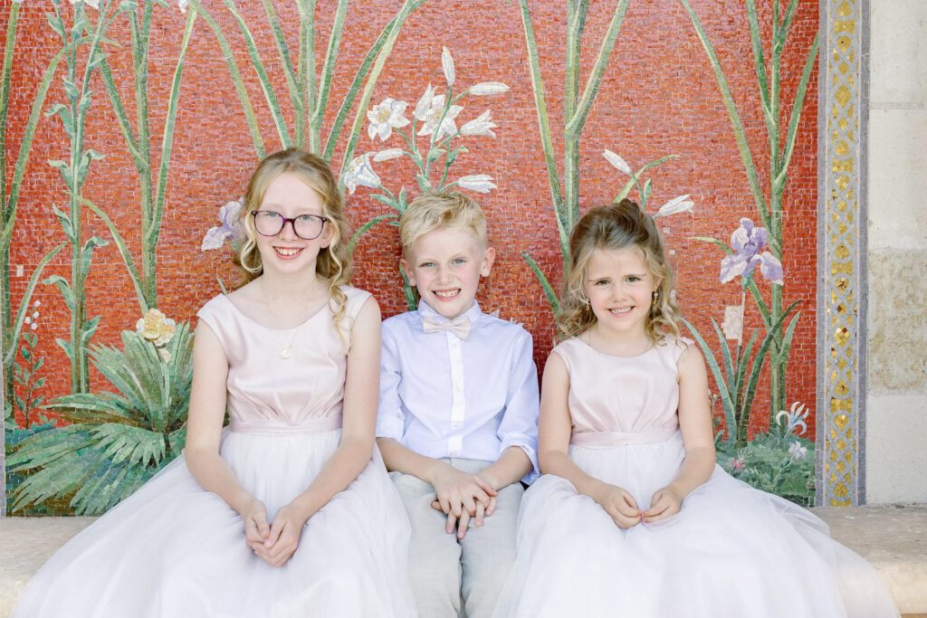 children of the bride and groom