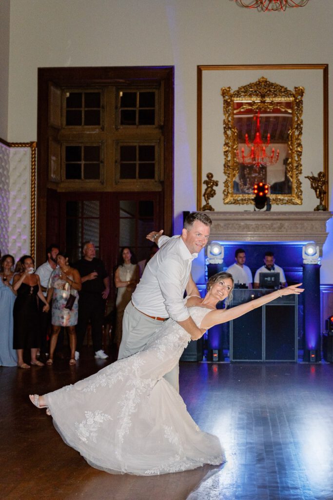 first dance of the bride and groom