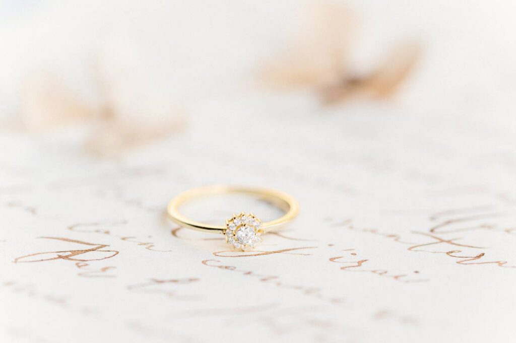 bague dorée