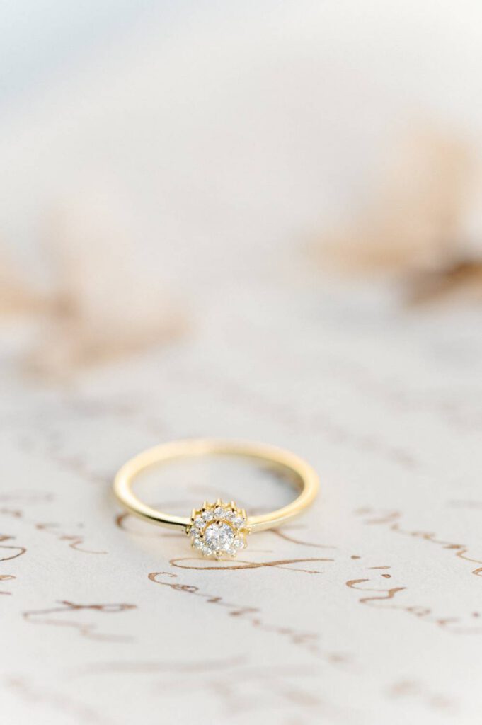 bague dorée